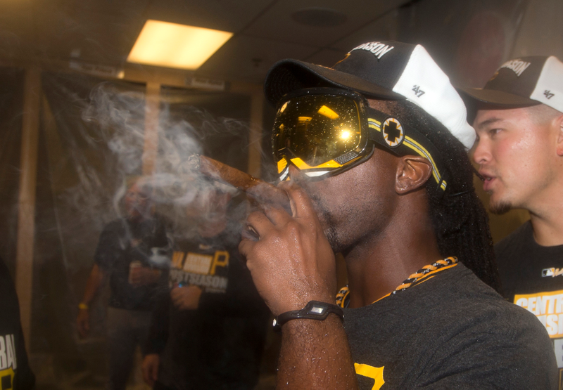 Illustration for article titled The Pirates' Locker-Room Celebration Looks Like So Much Fun
